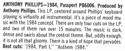 Billboard review of 1984